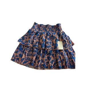 NWT Universal Thread Botanical Print Mini Skirt Size Medium
